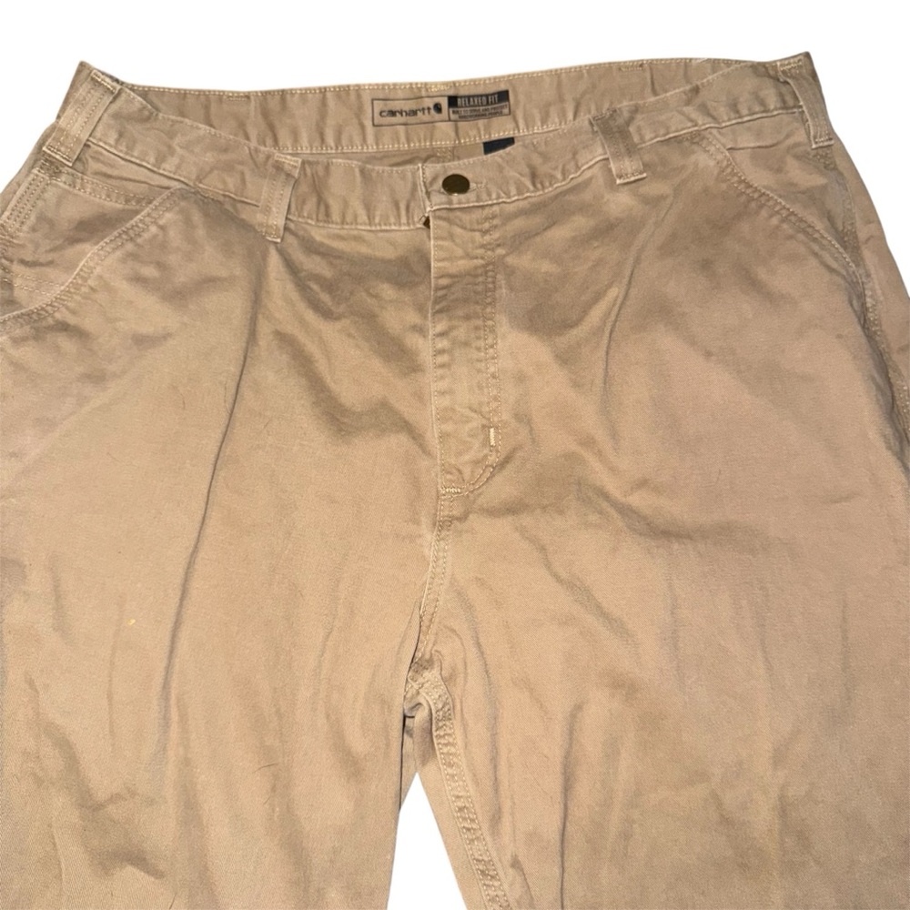 Carhartt Men's Brown Jeans 38x34 Relaxed Fit